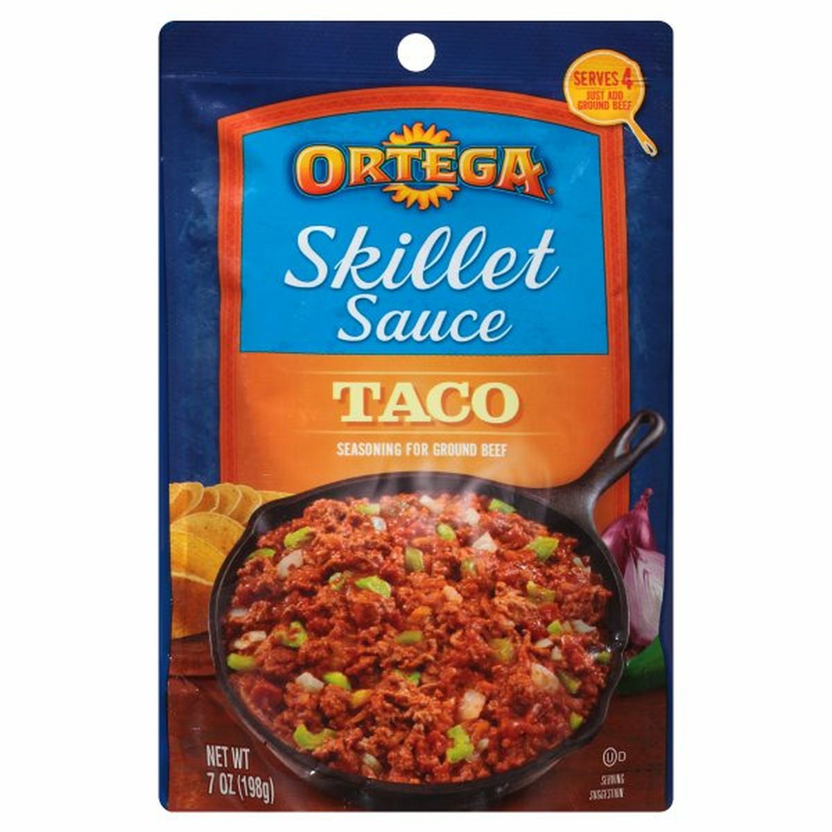 Calories in Ortega Skillet Sauce, Taco