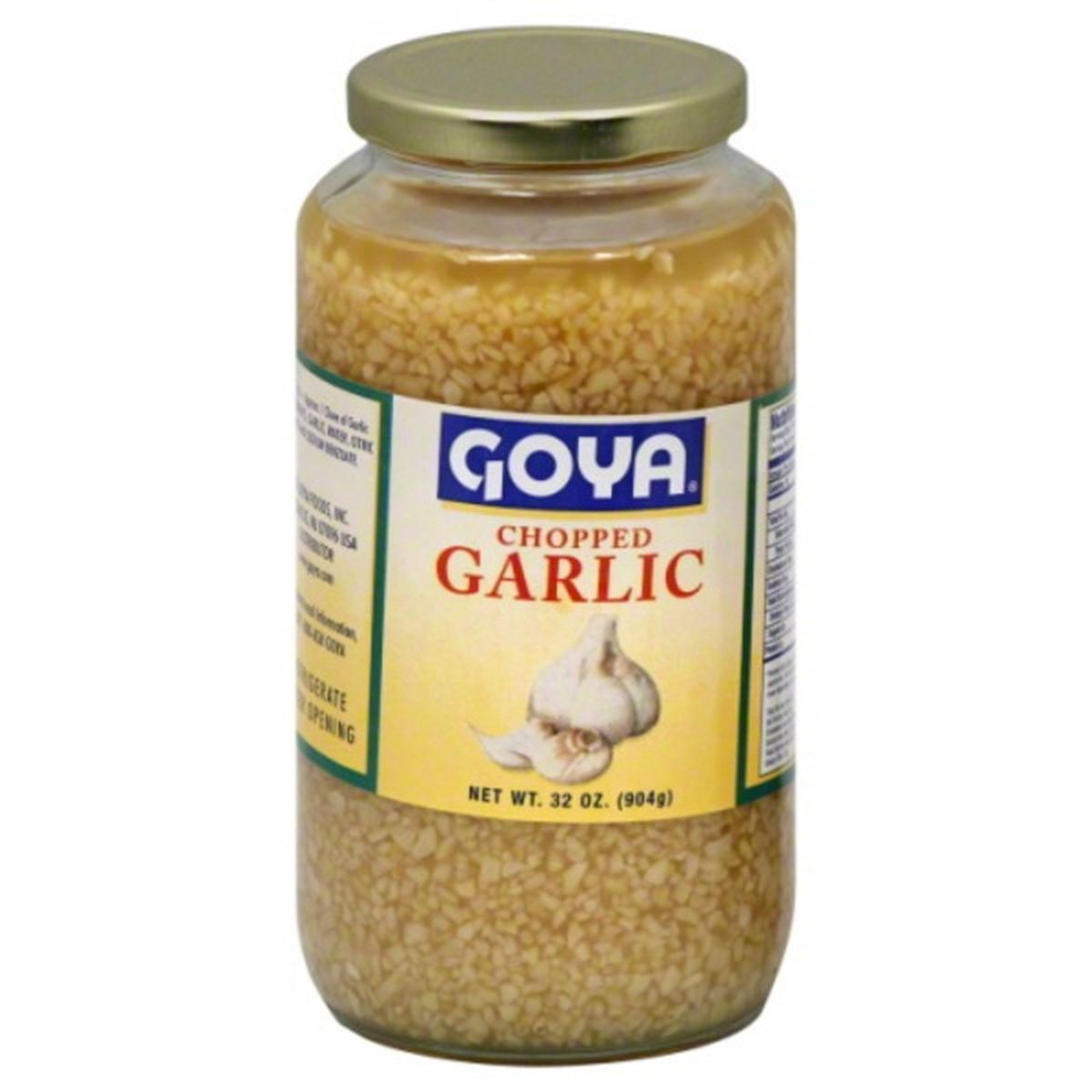 Calories in Goya Garlic, Chopped
