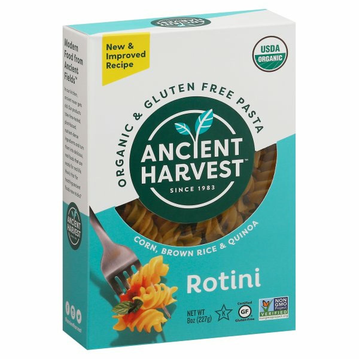 Calories in Ancient Harvest Rotini