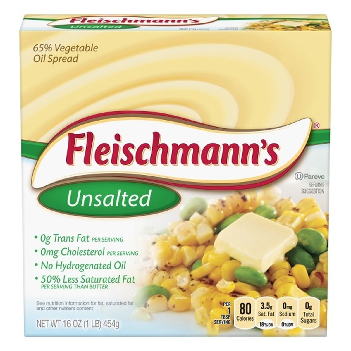 Calories in Fleischmann's Vegetable Oil Spread, Unsalted