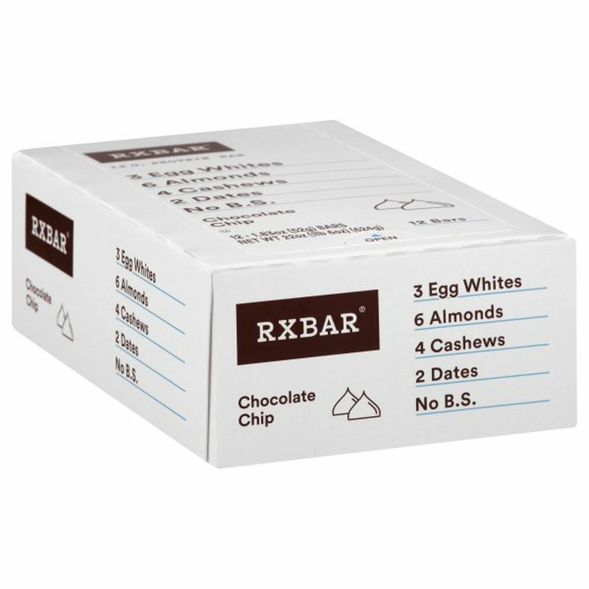 Calories in RXBAR Protein Bar, Chocolate Chip
