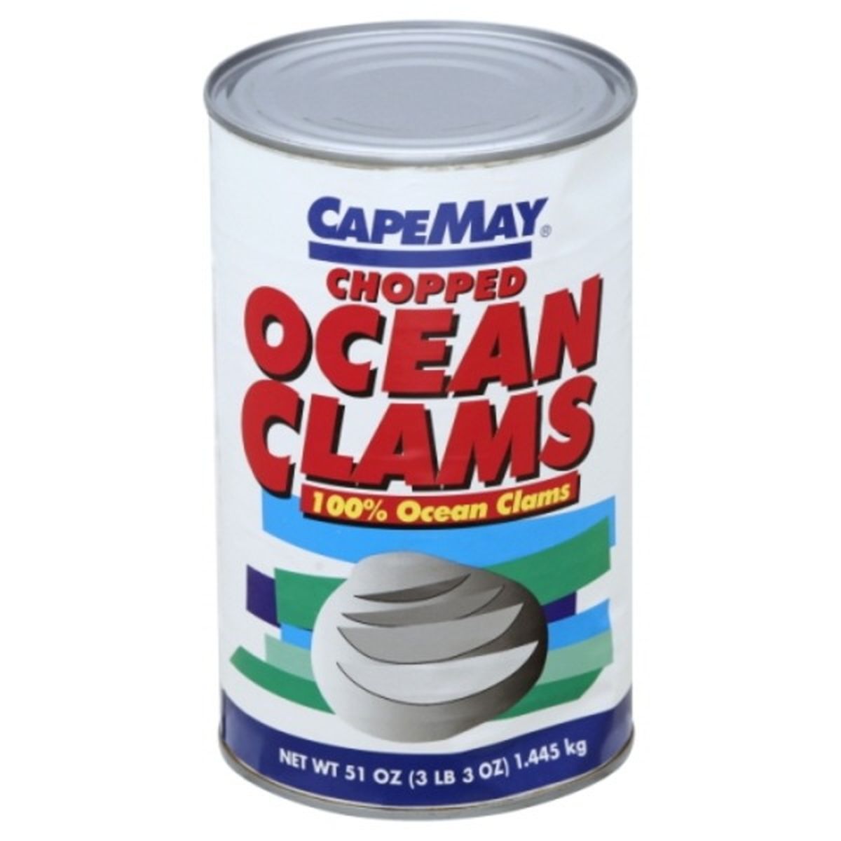 Calories in CapeMay Clams, Ocean, Chopped