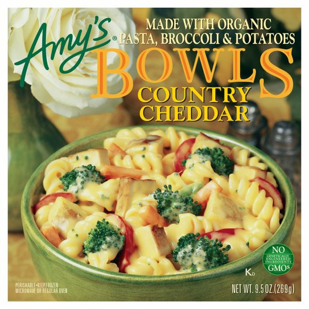 Calories in Amy's Kitchen Bowls Country Cheddar