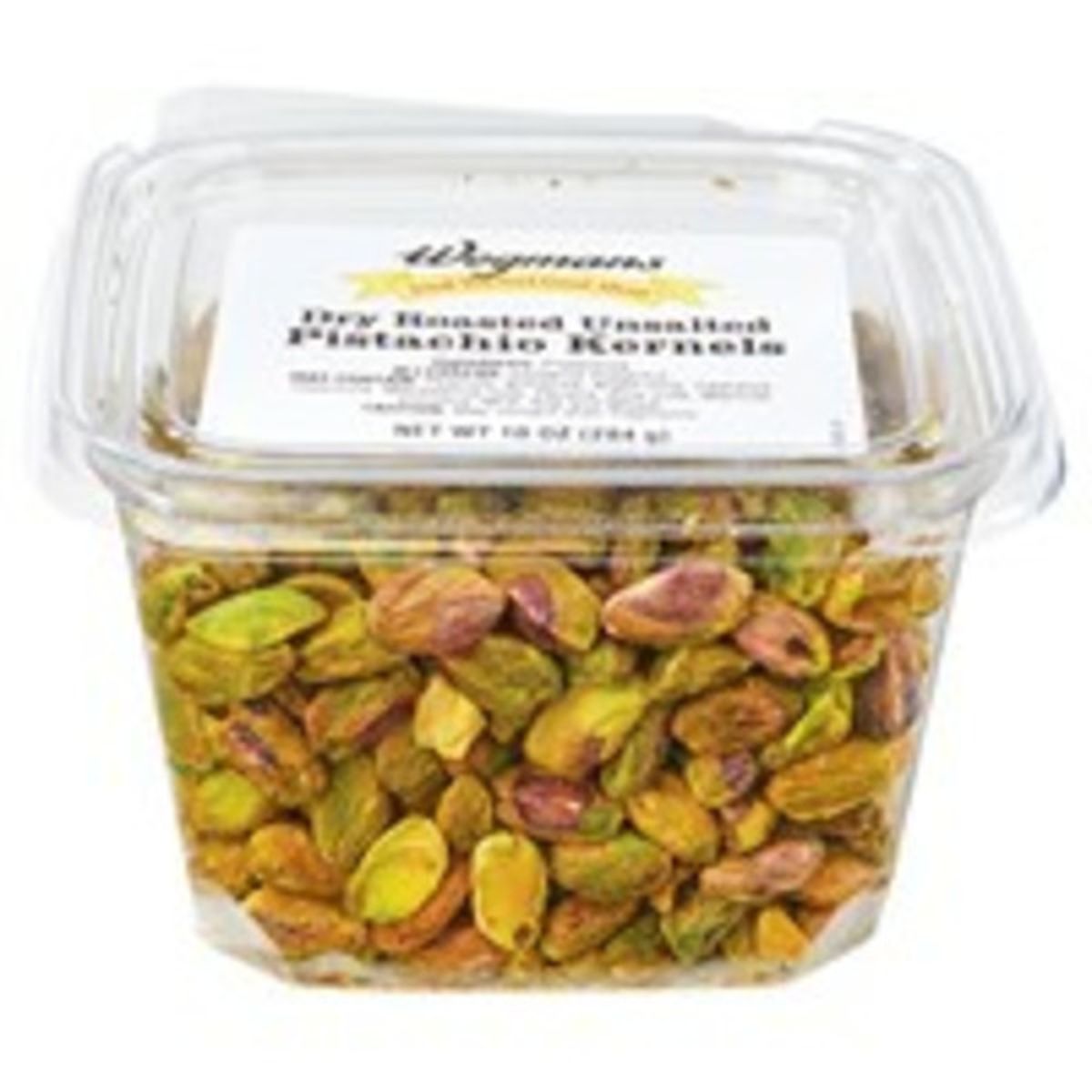 Calories in Wegmans Dry Roasted Unsalted Pistachio Kernels