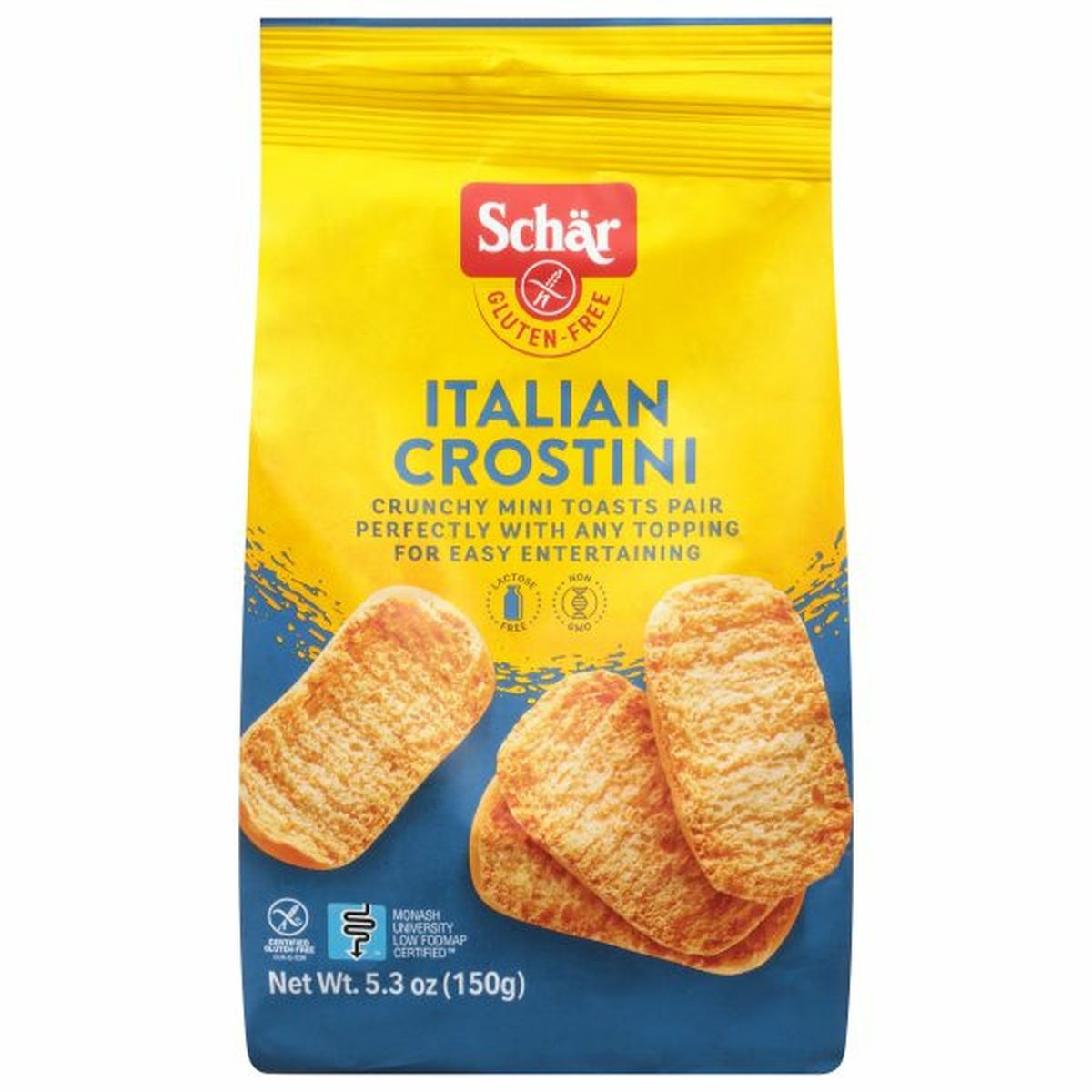 Calories in Schar Italian Crostini, Gluten-Free