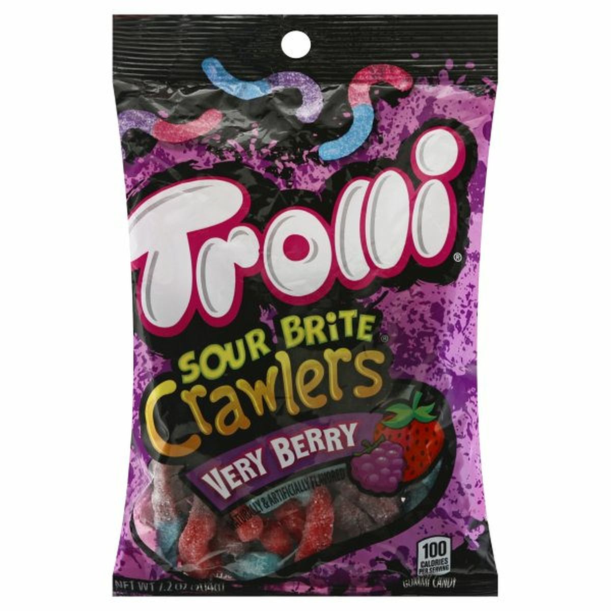 Calories in Trolli Crawlers, Very Berry