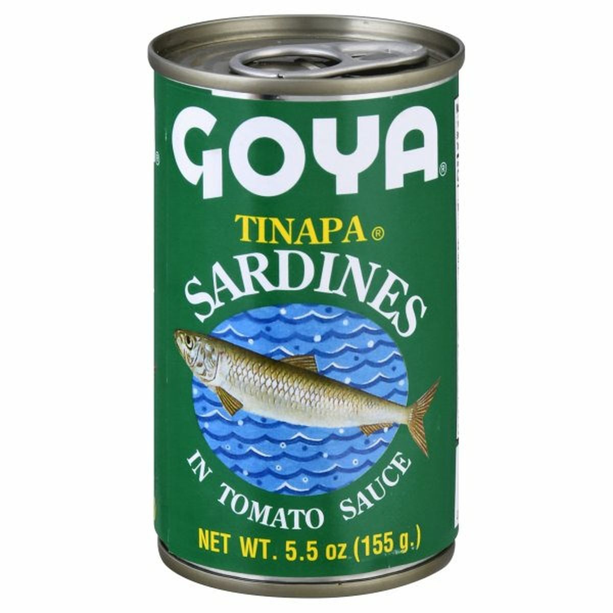 Calories in Goya Sardines in Tomato Sauce, Tinapa