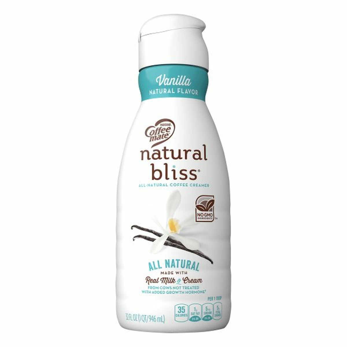 Calories in Natural Bliss Natural Bliss Coffee Creamer, Vanilla