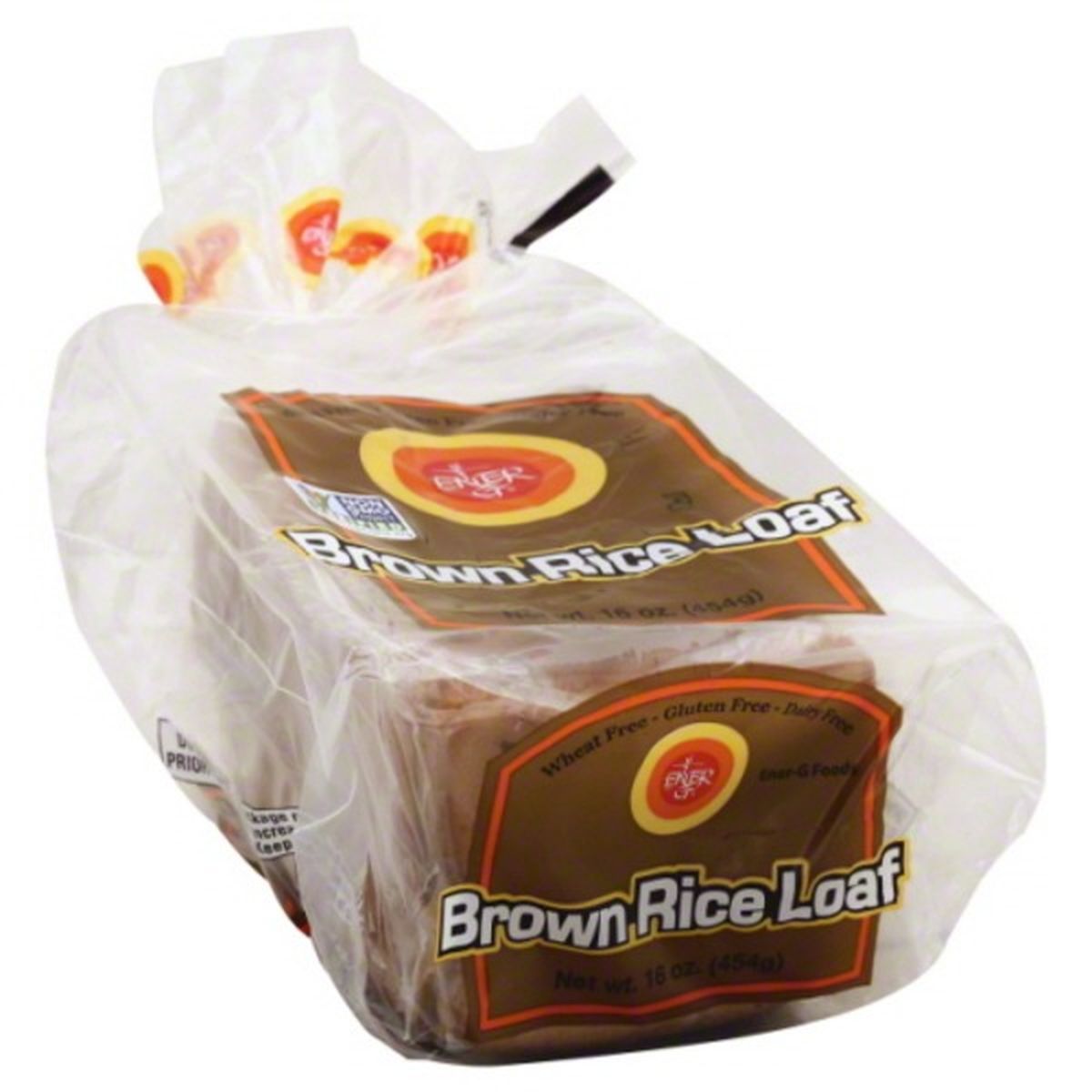 Calories in Ener-G Bread, Brown Rice Loaf