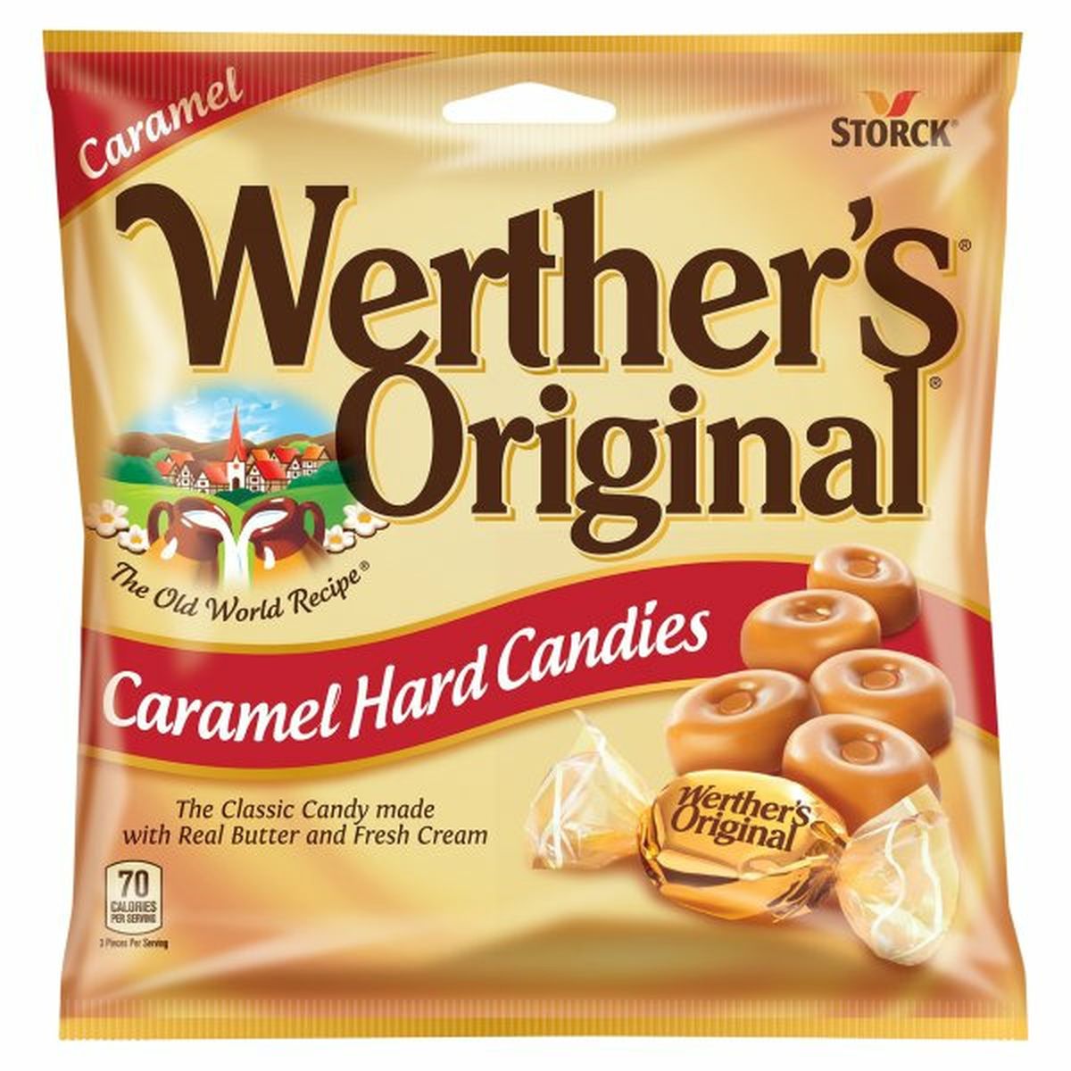 Calories in Werther's Original Hard Candies, Caramel