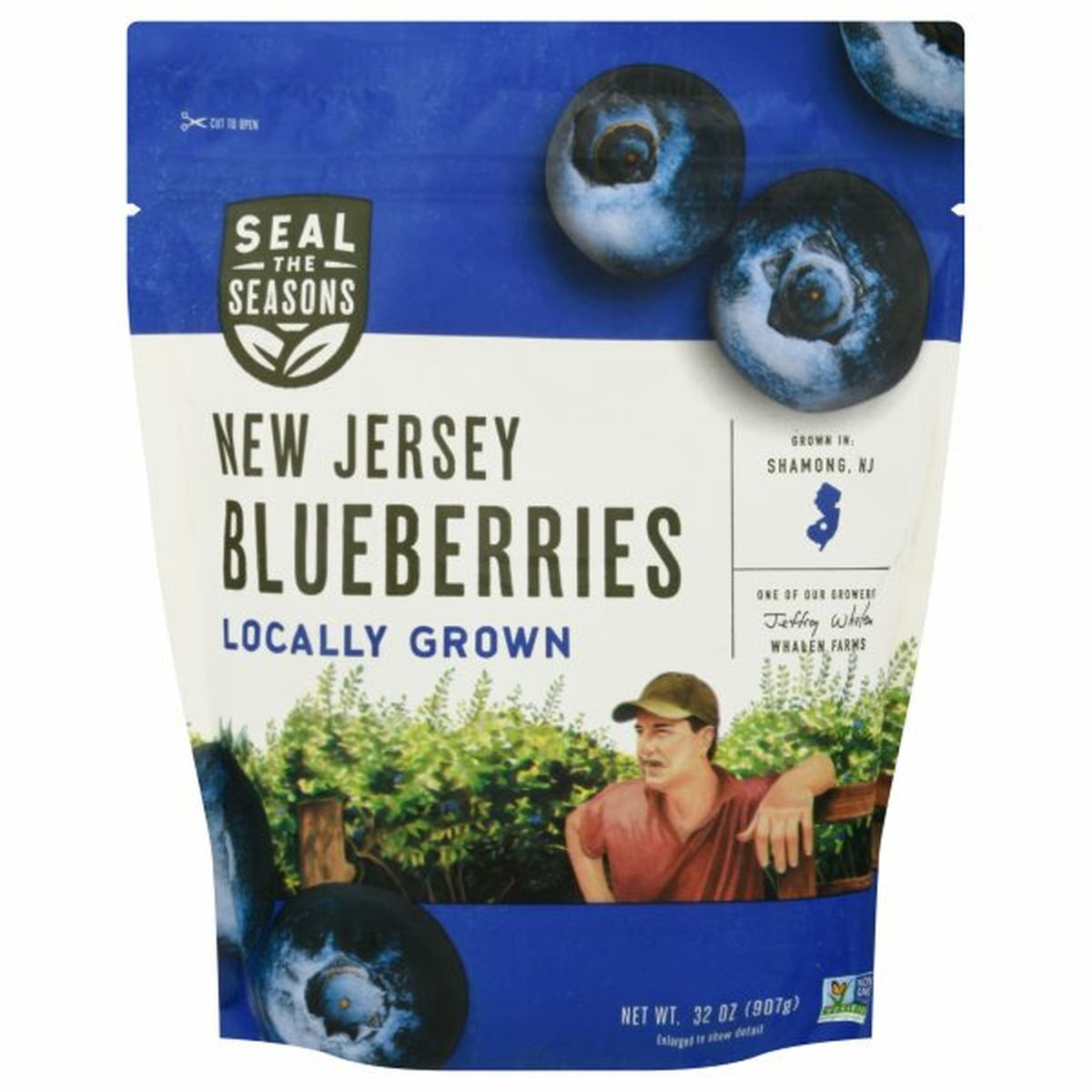 Calories in Seal The Seasons Blueberries, New Jersey