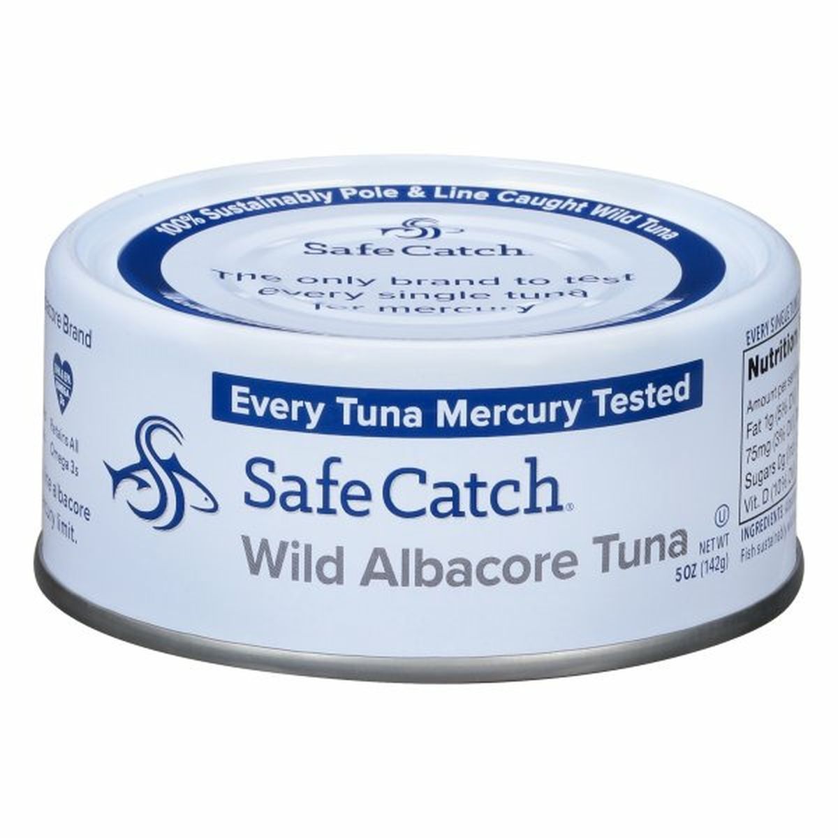 Calories in Safe Catch Tuna, Albacore, Wild