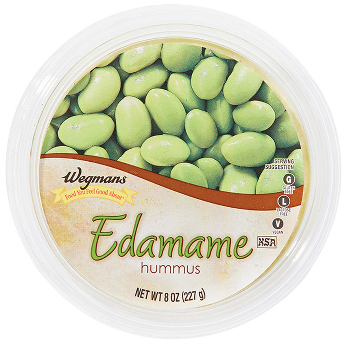 Calories in Wegmans Edamame Hummus