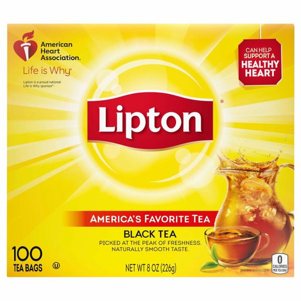 Calories in Lipton Black Tea