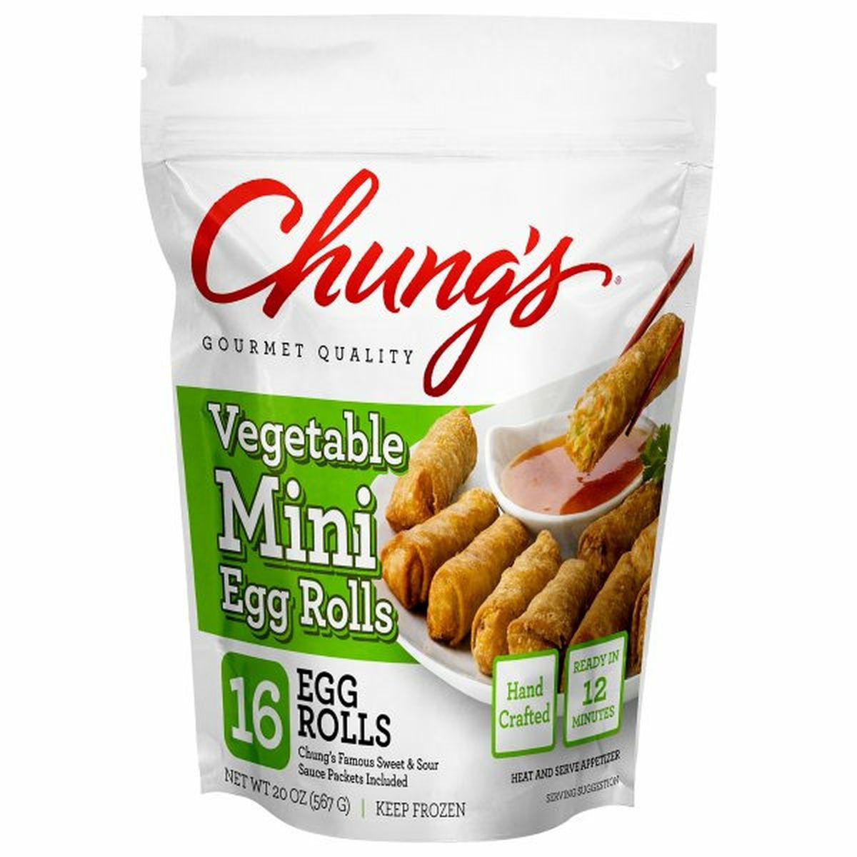 Calories in Chung's Egg Rolls, Vegetable, Mini