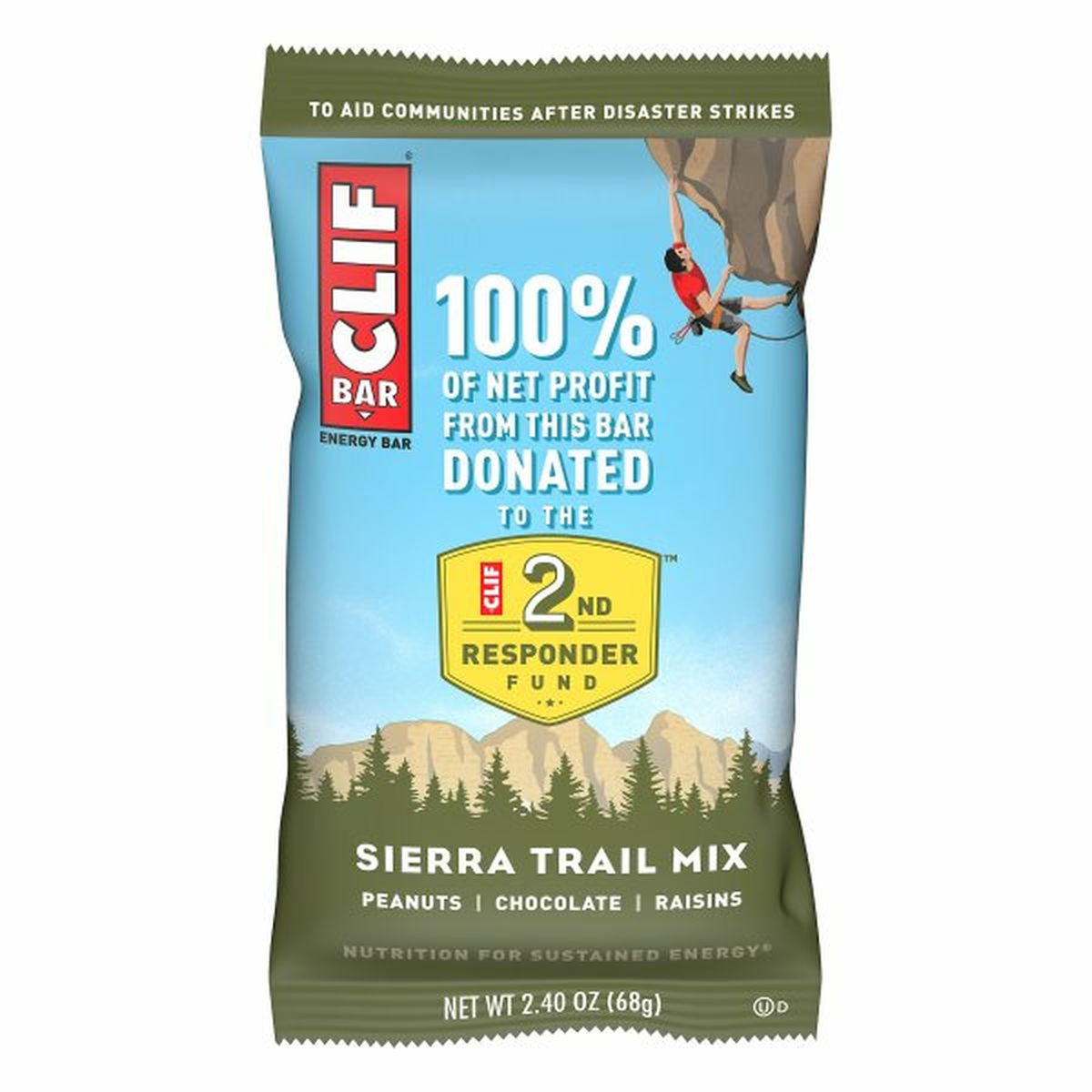Calories in CLIF BAR Energy Bar, Sierra Trail Mix