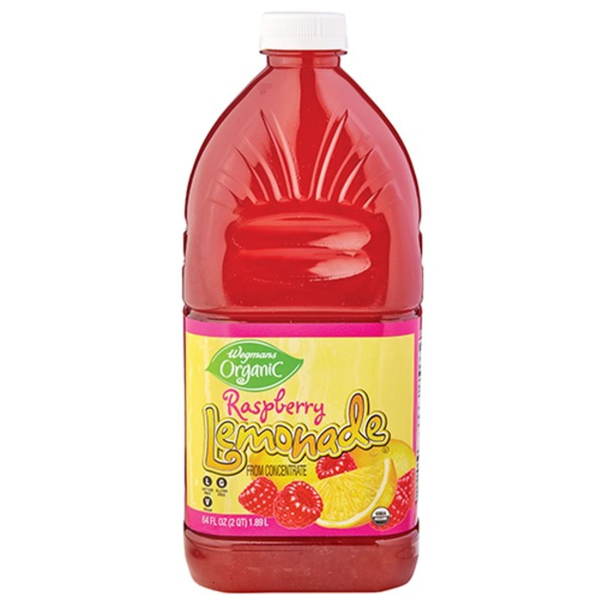 Calories in Wegmans Organic Raspberry Lemonade