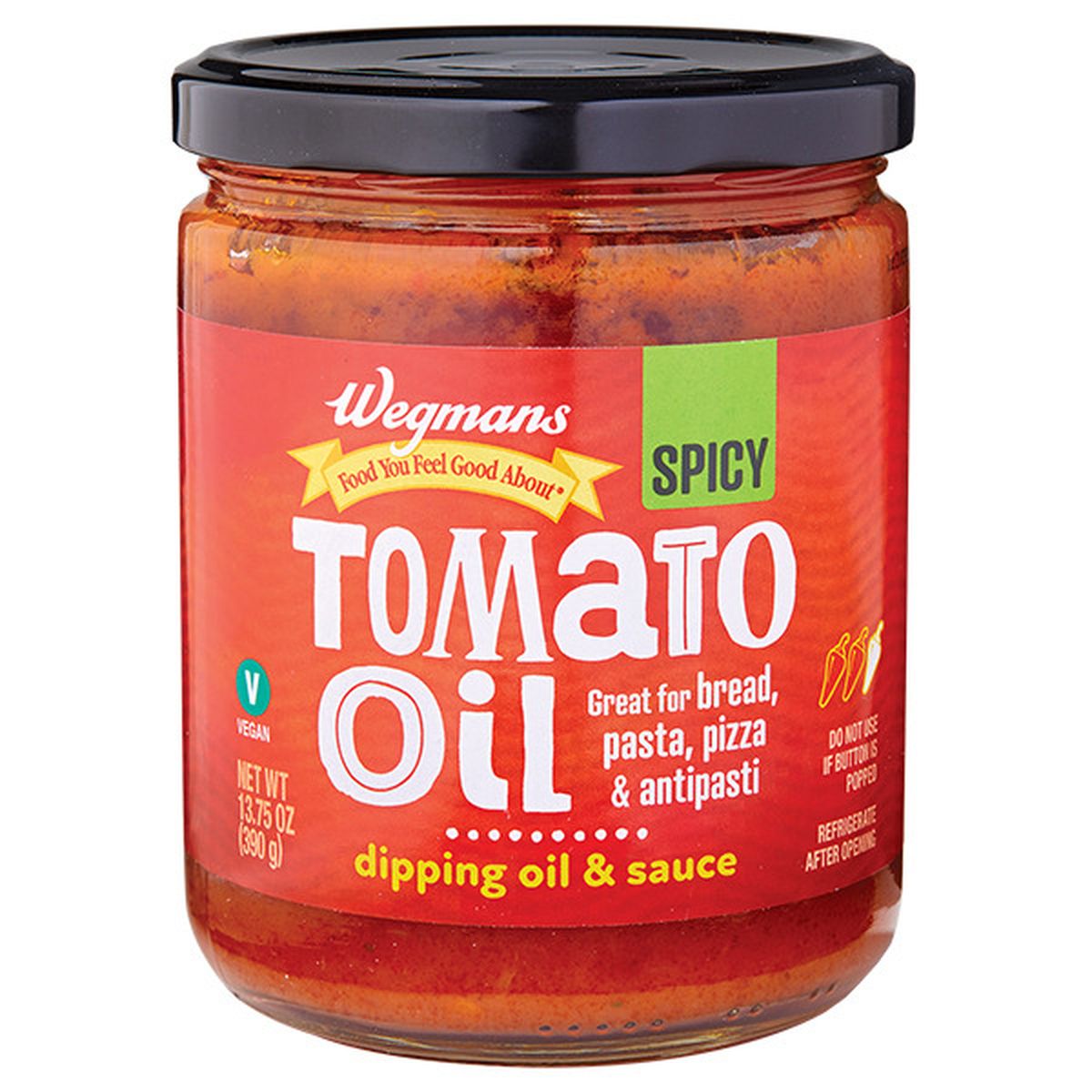Calories in Wegmans Spicy Tomato Oil