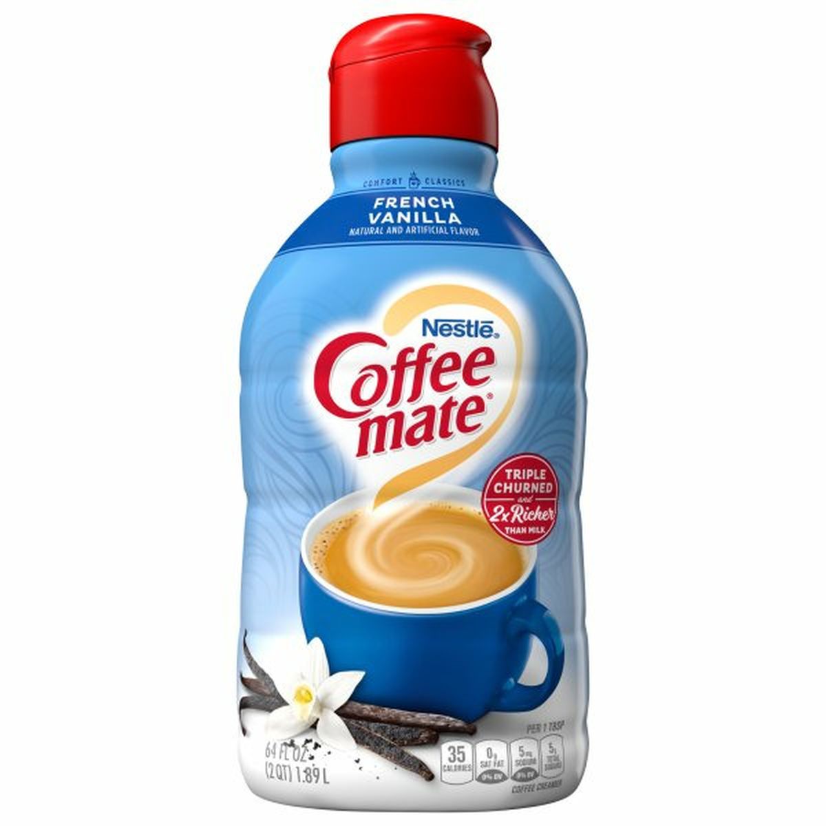Calories in Coffee mate Comfort Classics Coffee Creamer, French Vanilla
