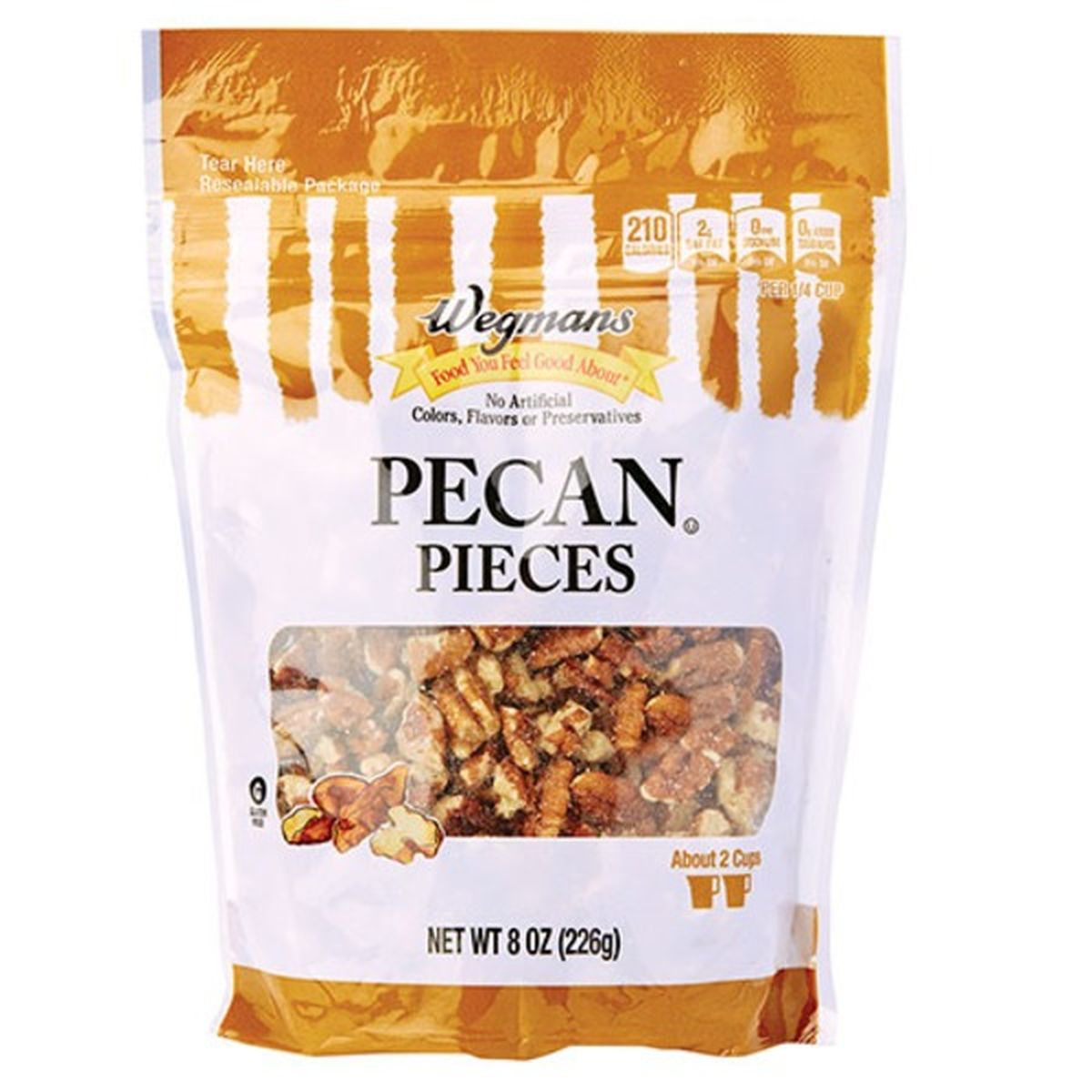Calories in Wegmans Pecan Pieces