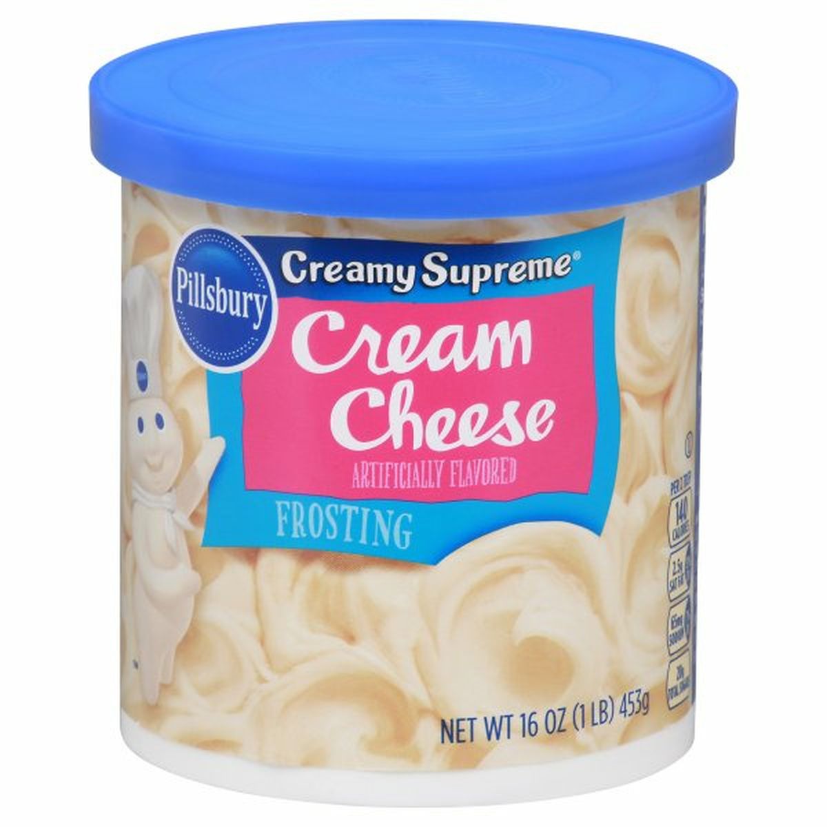 Calories in Pillsbury Creamy Supreme Frosting, Cream Cheese