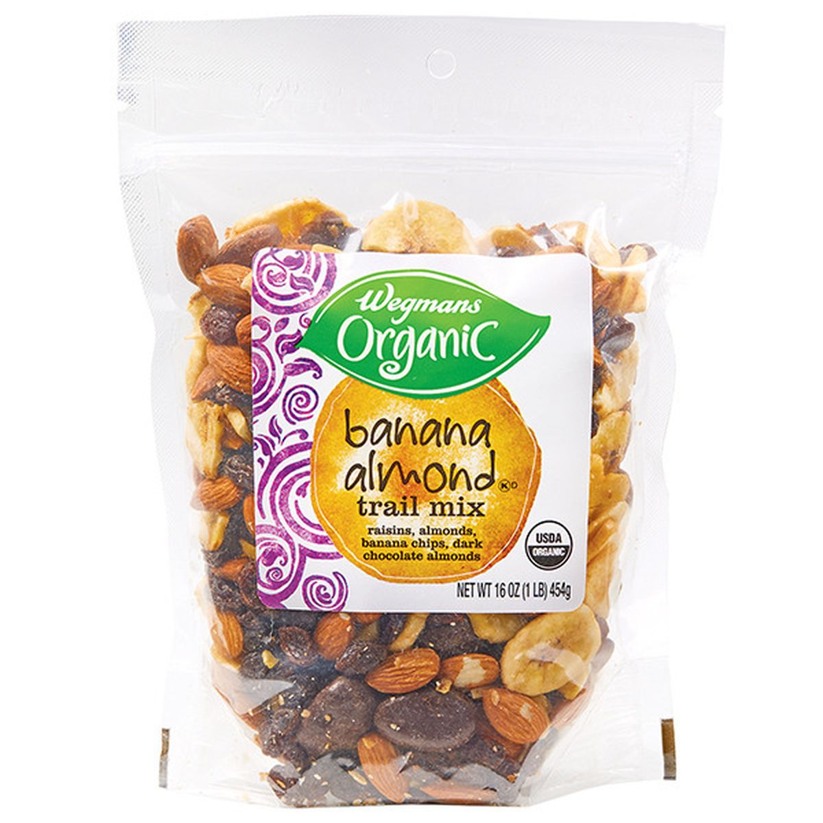 Calories in Wegmans Organic Banana Almond Trail Mix