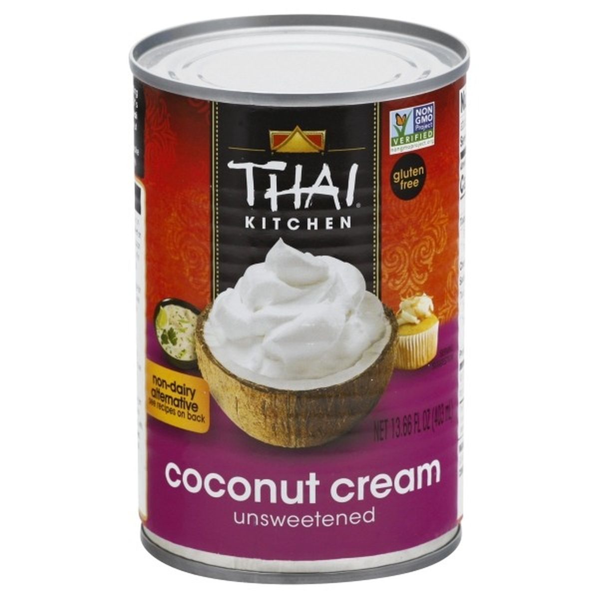 Calories in Thai Kitchens  Coconut Cream, Unsweetened