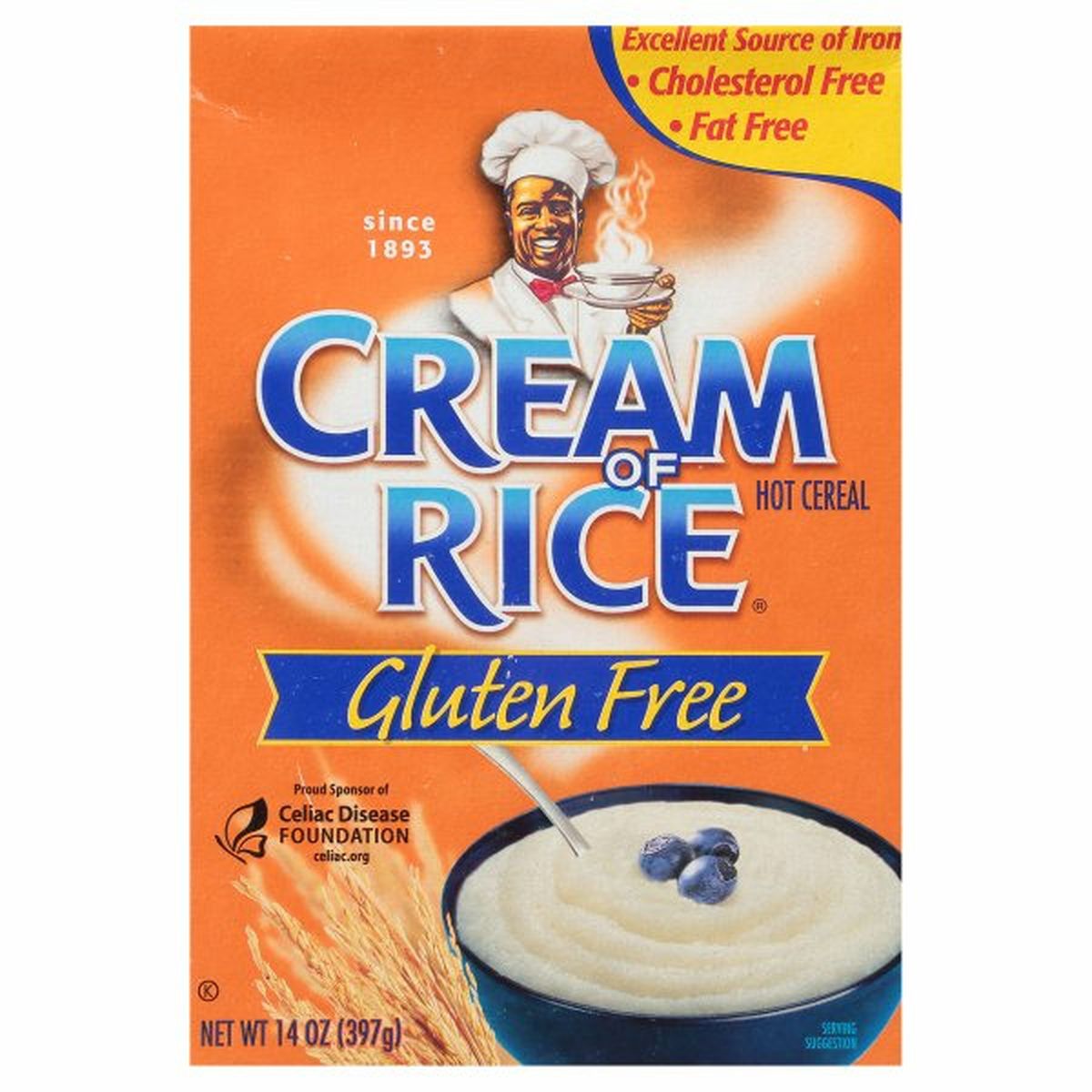 Calories in Cream of Rice Hot Cereal, Gluten Free