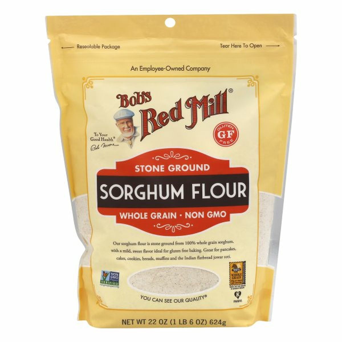 Calories in Bob's Red Mill Sorghum Flour, Stone Ground