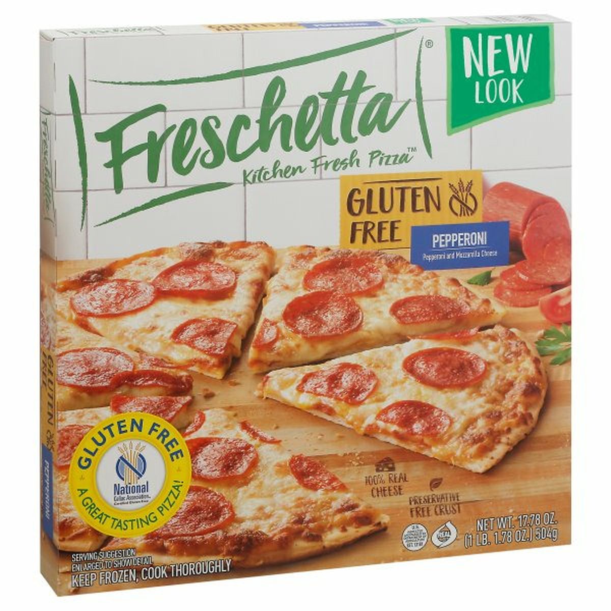 Calories in Freschetta Pizza, Gluten Free, Pepperoni