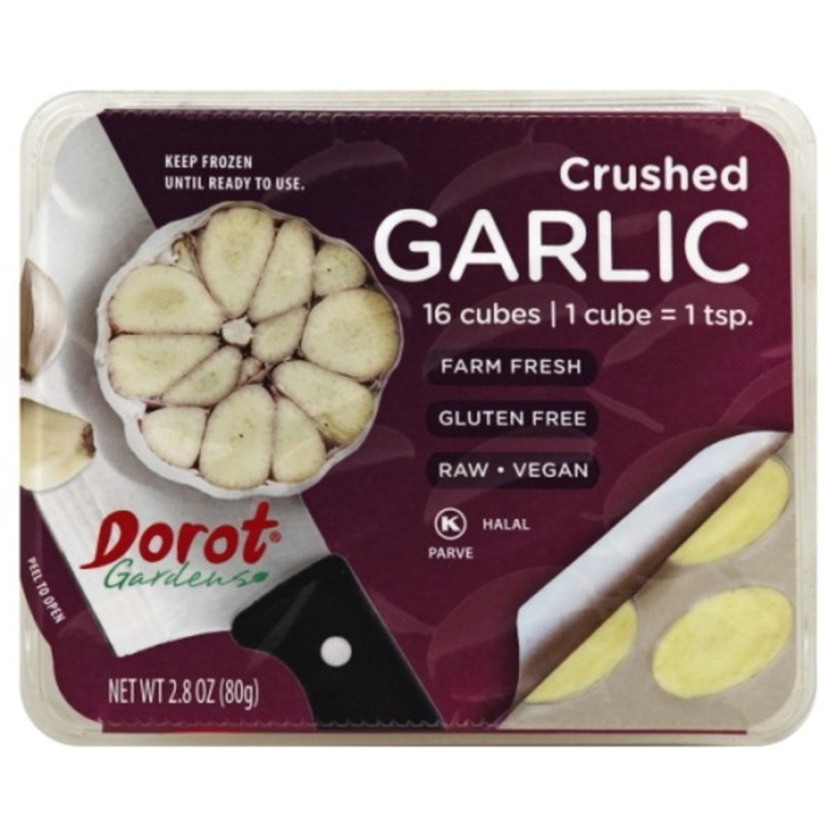 Calories in Dorot Garlic, Crushed