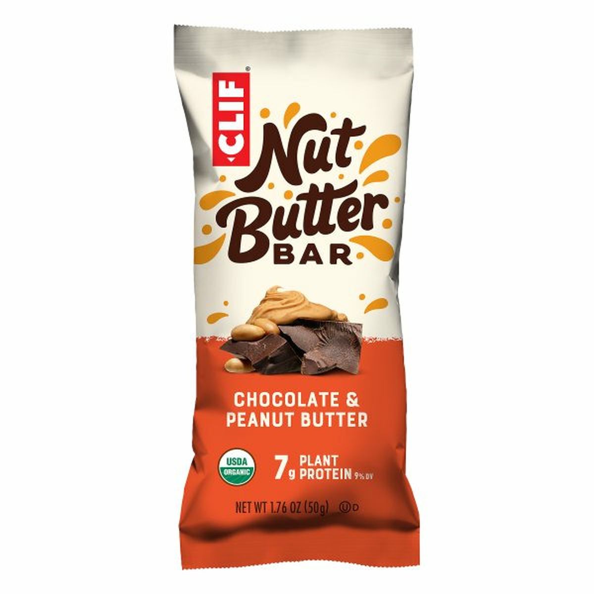 Calories in CLIF BAR Nut Butter Bar, Chocolate & Peanut Butter