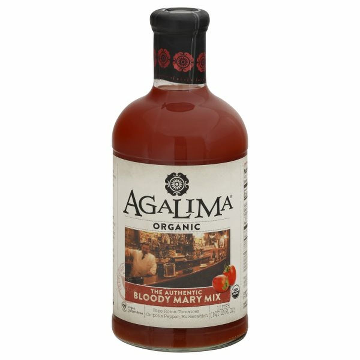 Calories in Agalima Bloody Mary Mix, Organic, The Authentic