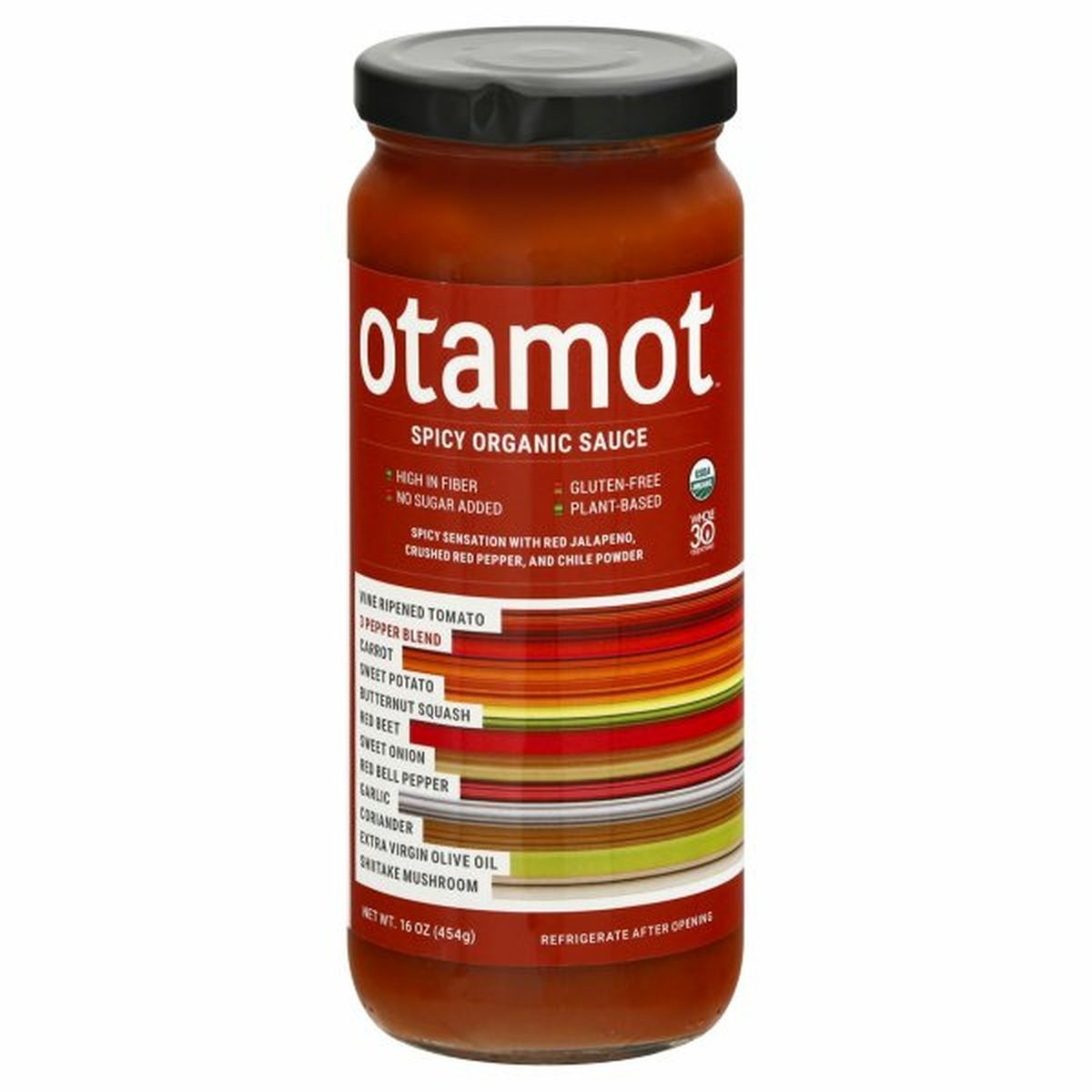 Calories in Otamot Sauce, Organic, Spicy
