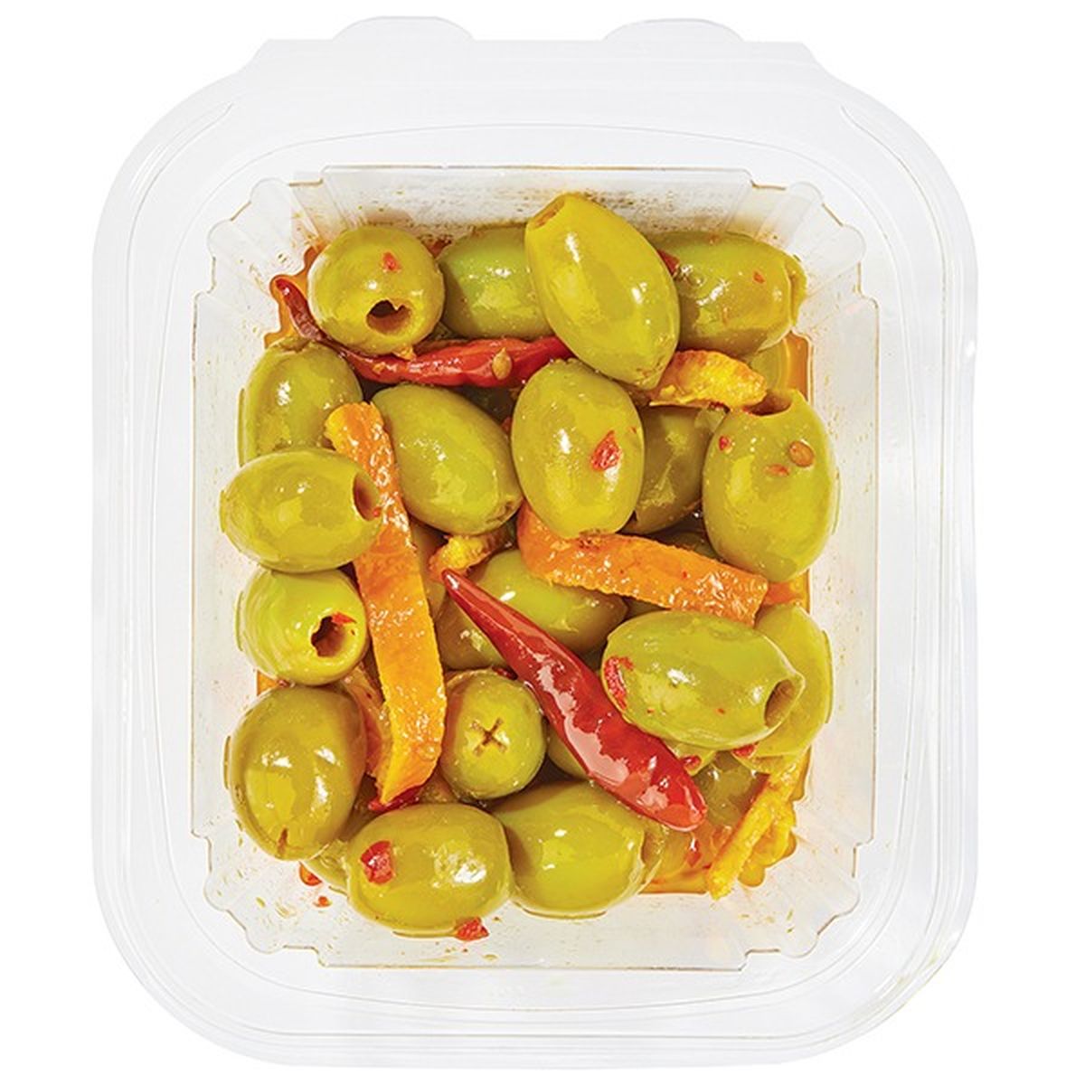 Calories in Wegmans Sangria Olive Mix