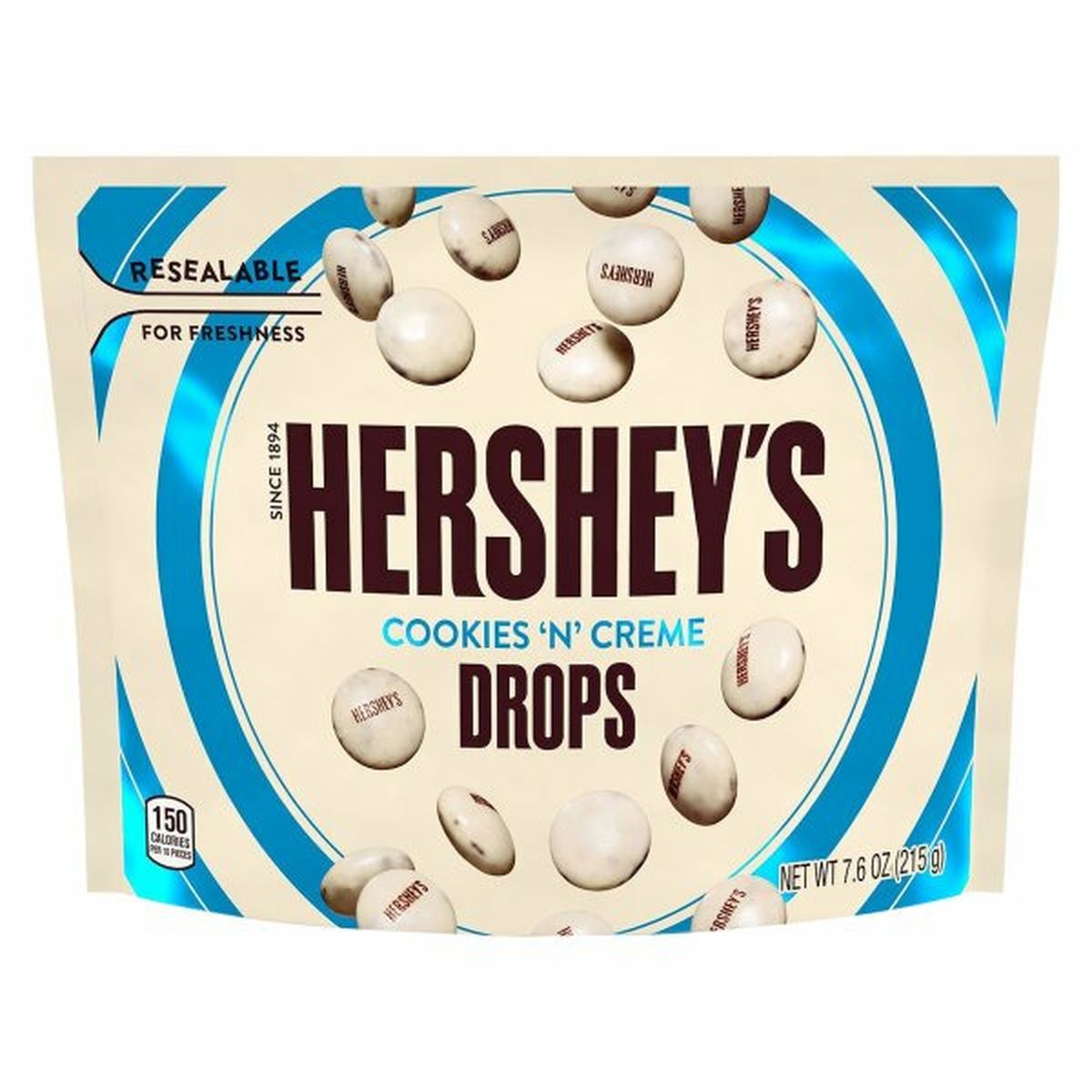Calories in Hershey's Drops, Cookies 'N' Creme