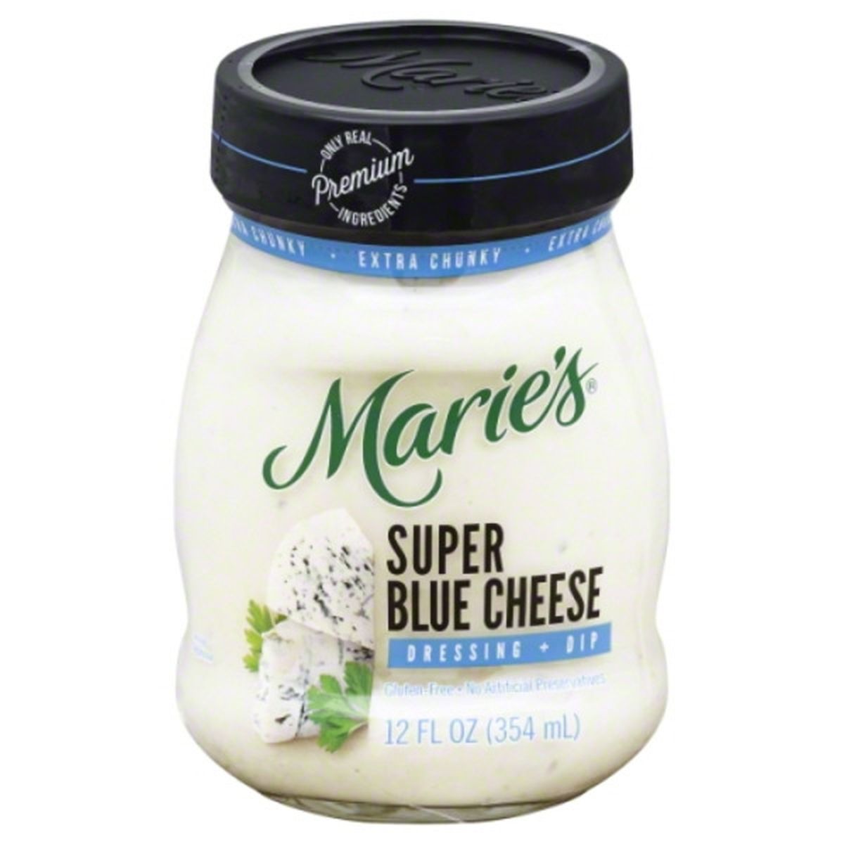 Calories in Marie's Dressing + Dip, Super Blue Cheese, Extra Chunky