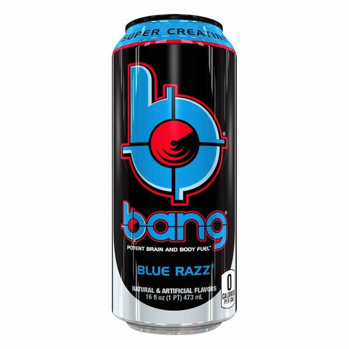 Calories in Bang Energy Energy Drink, Blue Razz