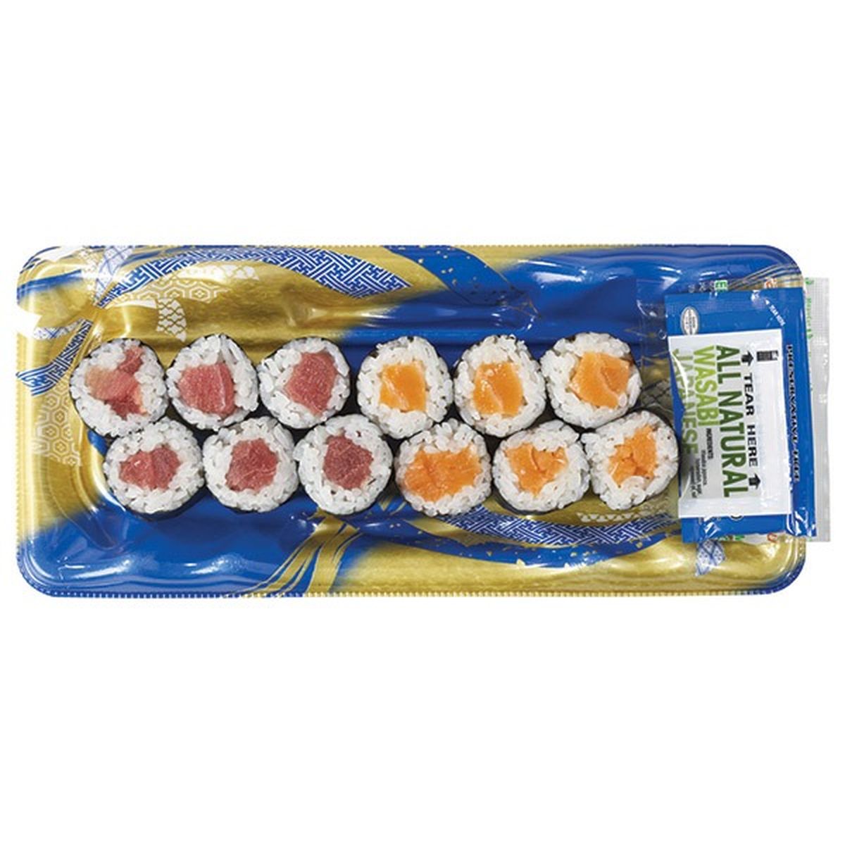 Calories in Wegmans Ocean Fish Roll with White Rice (Raw)