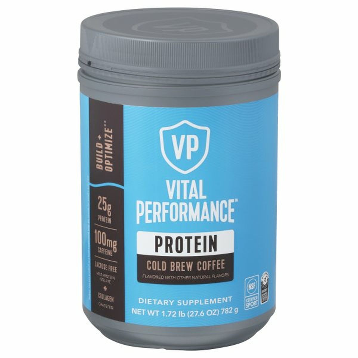 Calories in Vital Performance Protein, Cold Brew Coffee