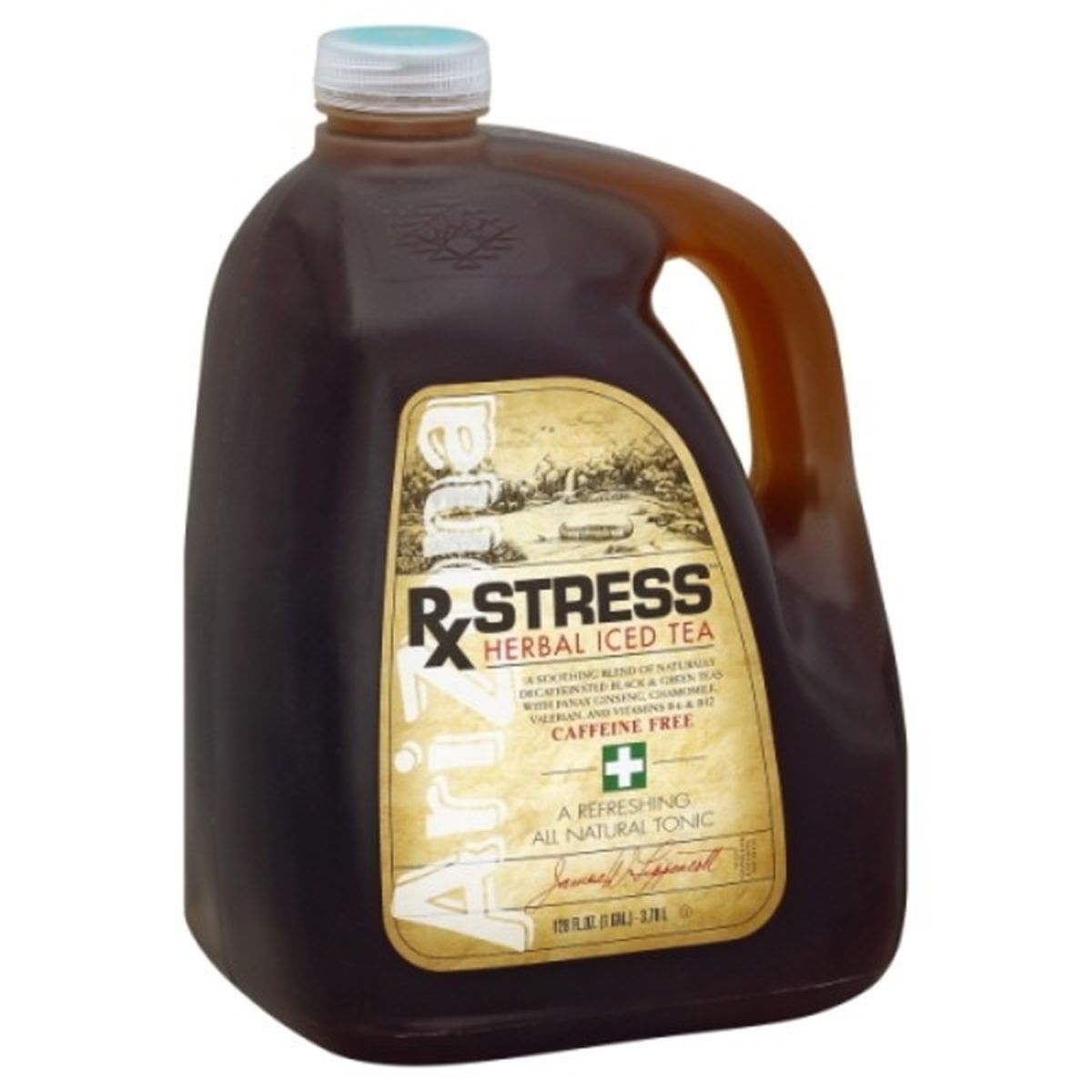 Calories in Arizona Rx Stress Iced Tea, Herbal, Caffeine Free