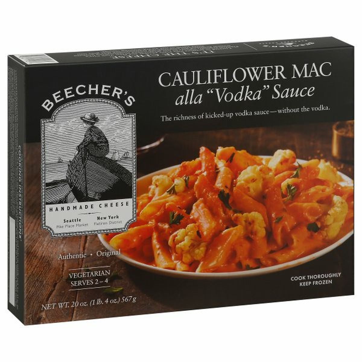 Calories in Beecher's Cauliflower Mac Alla Vodka Sauce