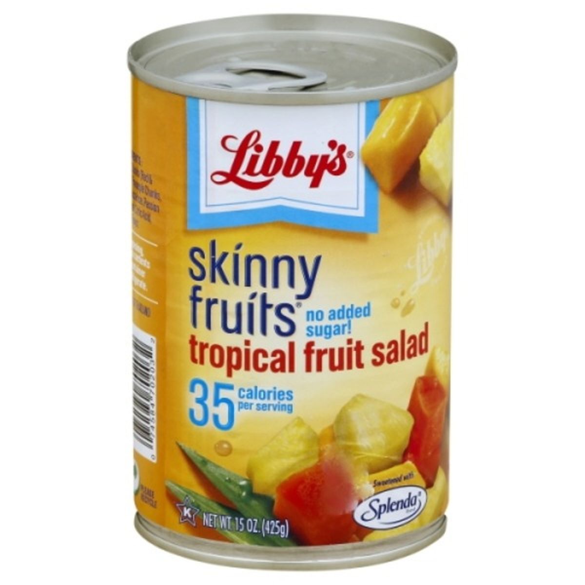 Calories in Libby's Skinny Fruits Fruit Salad, Tropical