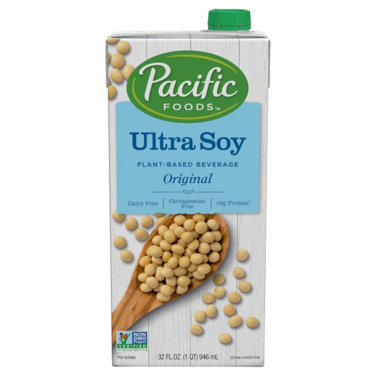 Calories in Pacific Beverage, Plant-Based, Ultra Soy, Original