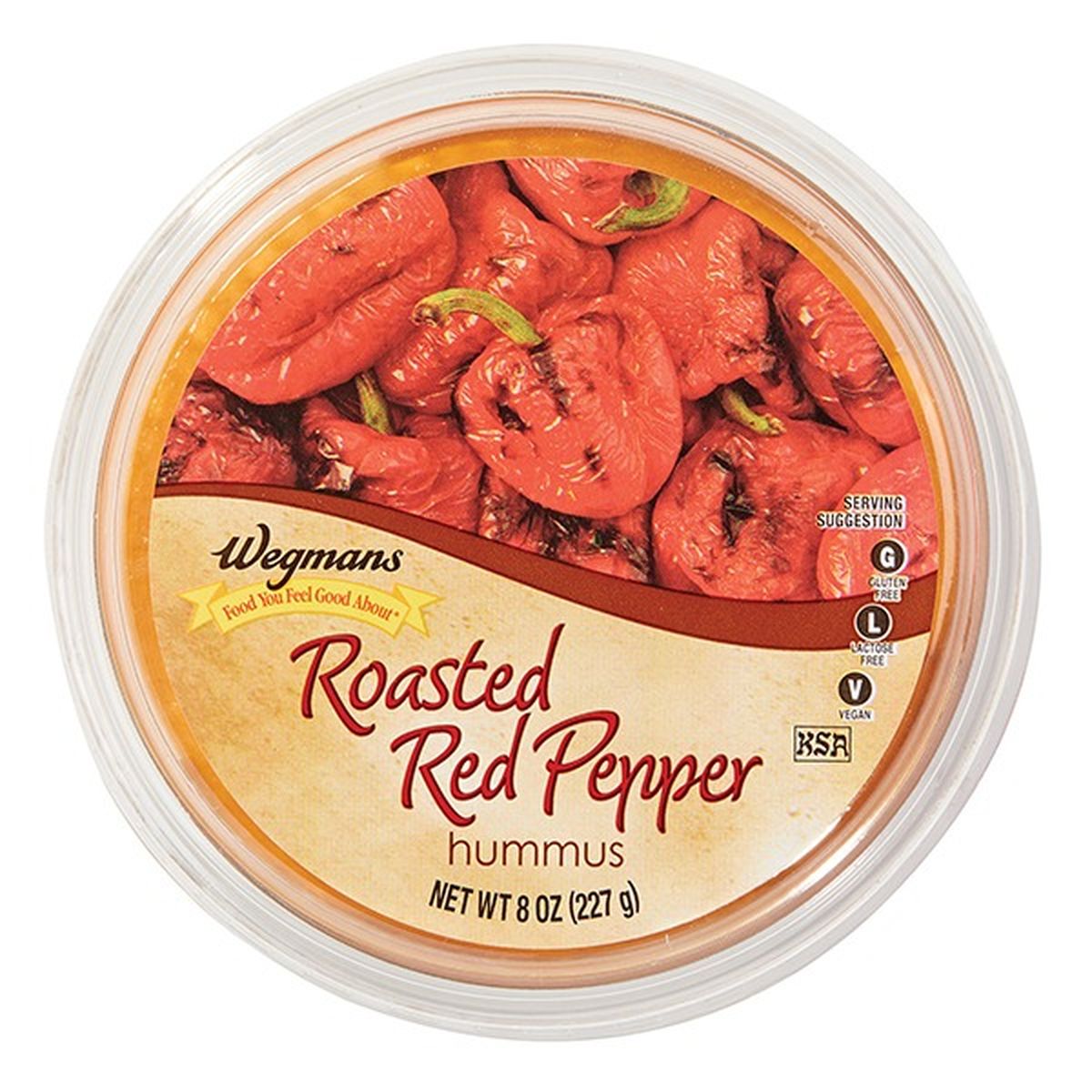 Calories in Wegmans Roasted Red Pepper Hummus