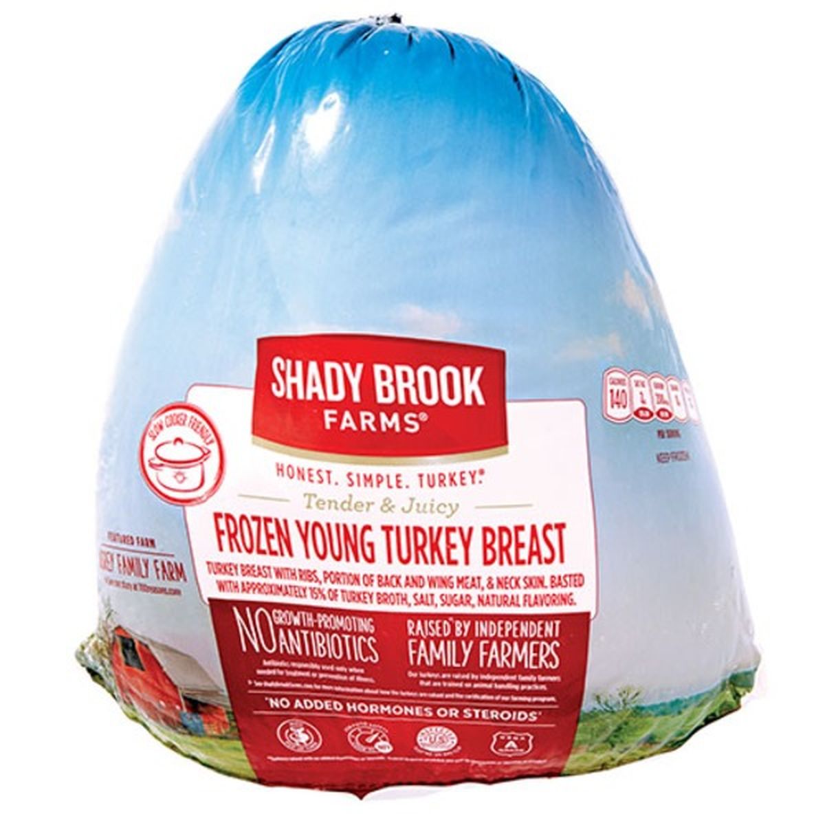 Calories in Shady Brook Farm Frozen Turkey Breast