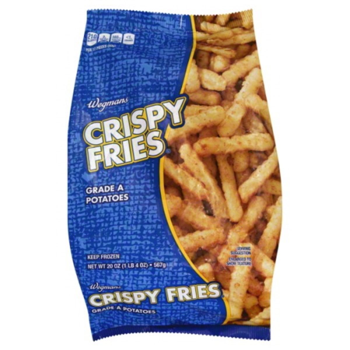 Calories in Wegmans Crispy Fries