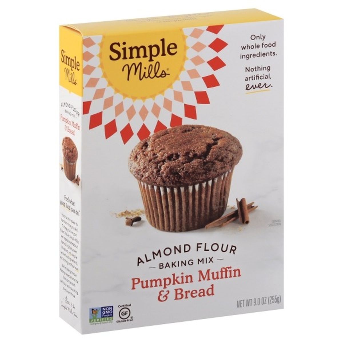Calories in Simple Mills Baking Mix, Almond Flour, Pumpkin Muffin & Bread