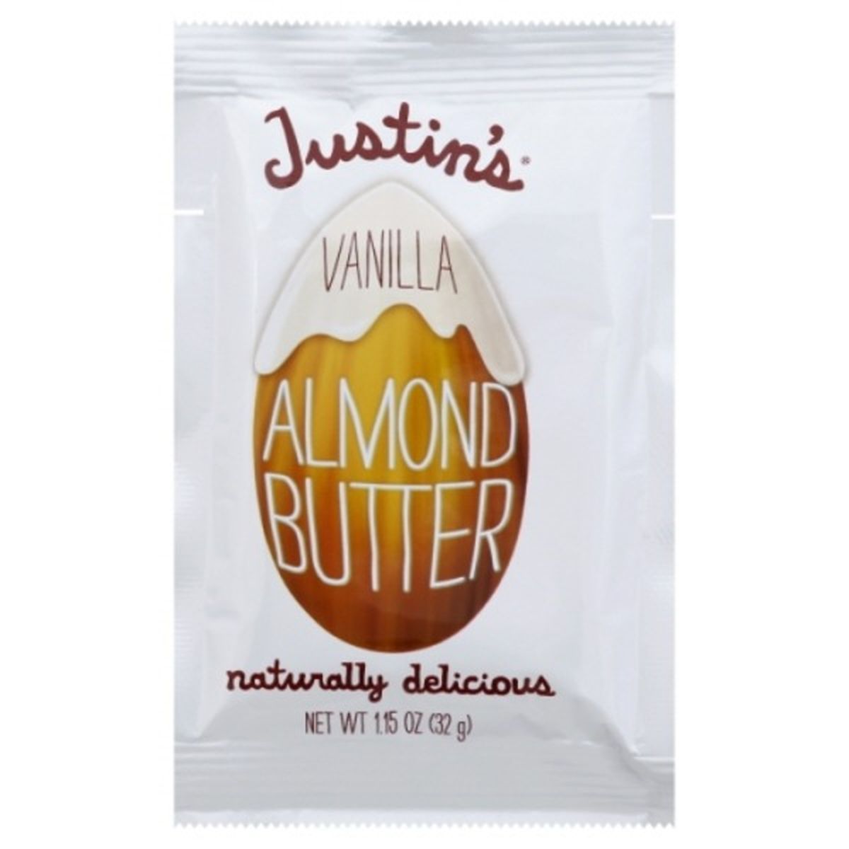 Calories in Justin's Almond Butter, Vanilla