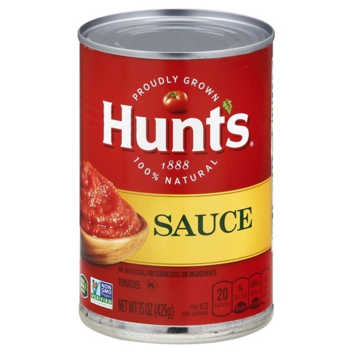 Calories in Hunt's Sauce, Tomatoes